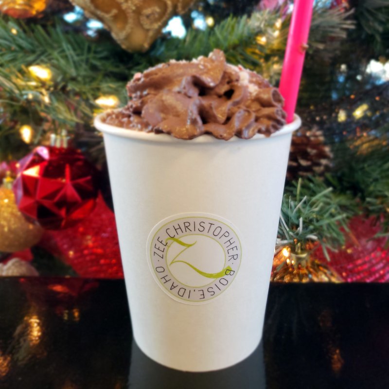 zeecatering's tweet photo. NOW SERVING:  #ghiradellichocolate HOT COCOA with #hersheys whipped cream and #candycane sprinkles #zeesrooftop  #17degrees https://t.co/0pZ4TpRR0i