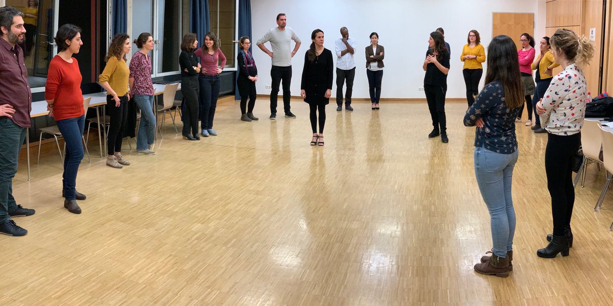 vincentmignotte's tweet photo. Ending another busy day at Cross-border Post-Doctoriales #PDT18 with a joyful initiation to tango! #PhD #postdoc @ABG_Asso @FnrLux @LIH_Luxembourg @Luxembourg_RTO @uni_lu @DFHUFA @abg_intl https://t.co/aer8QL9F0s