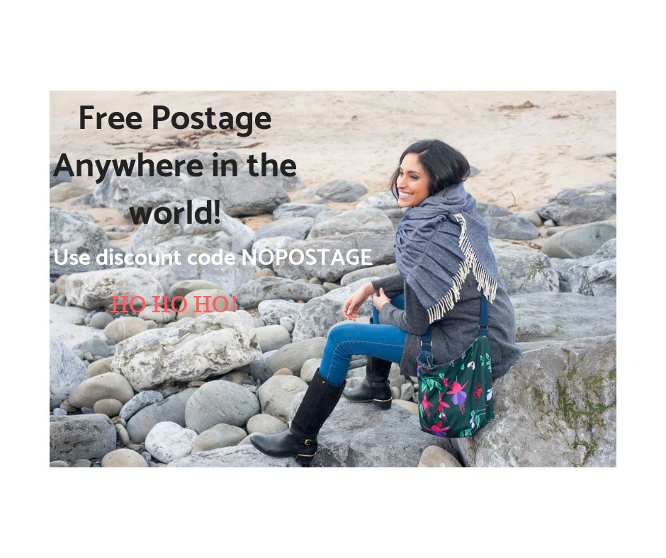 sallyannsbags's tweet photo. Tell your friends! Go to my website https://t.co/GMuPMtMjUs and by entering the discount code NOPOSTAGE you can all get free postage anywhere in the world! Whoop whoop! #nopostage #discountcode #FeelingFestive #specialoffer #SallyannsHandmadeBags #IrishJeansInEveryBag #DoItNow https://t.co/WWJ4PCD8Kj