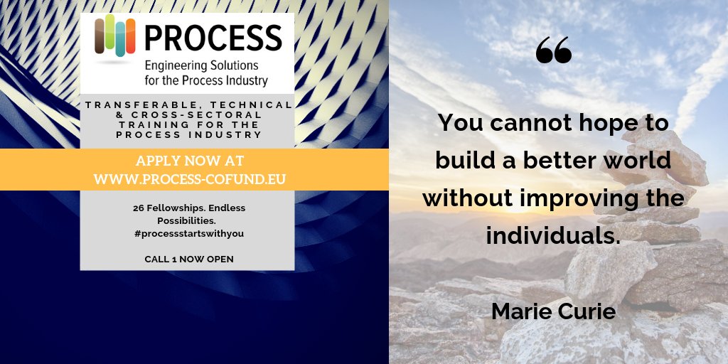 PROCESS_cofund's tweet photo. Transferable skills training is vital to innovators in Industry 4.0. Learn how a @PROCESS_cofund fellowship can broaden your career perspectives. #processstartswithyou @UL_Research @mariescurie_ire @SSPCentre @dptcentre @PMTCentre https://t.co/bKTzT5WliD