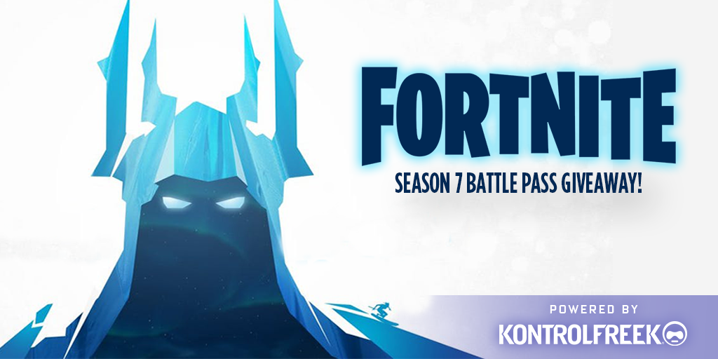 KontrolFreek's tweet photo. Fortnite season 7 is here so it's time for another giveaway! Click the link to sign up and head over to our twitch channel for a chance at extra entries! 

Sign up here ---> https://t.co/IVyFWhDMjx https://t.co/FqjZeh6LNc