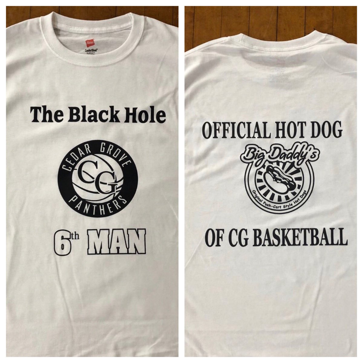 Tees for 3’s are back and better than ever!! Come to a home game and catch one in the stands when we connect from behind the arc. Also on sale for $10 each now! Special thanks to Big Daddy Dogs in Little Falls for their support
