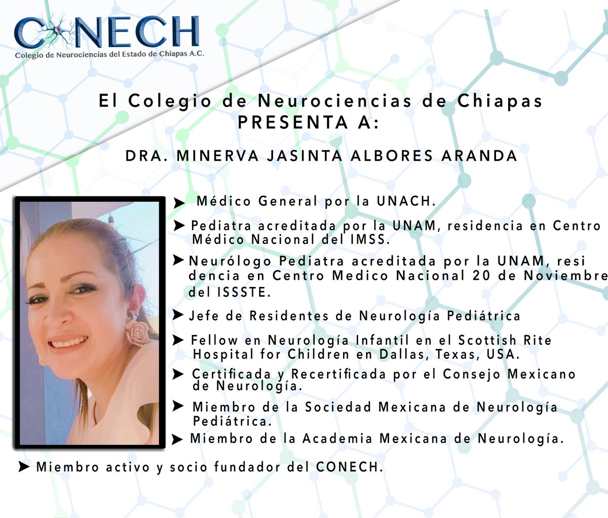 ConechOficial's tweet photo. La Dra. Minerva Albores Aranda nos llevará a conocer los pormenores del Trastorno por Déficit de Atención e Hiperactividad durante las Segundas #JornadasMédicas.

¡Comenzamos mañana a las 8AM!

#CONECH https://t.co/OTxVTxAo3J