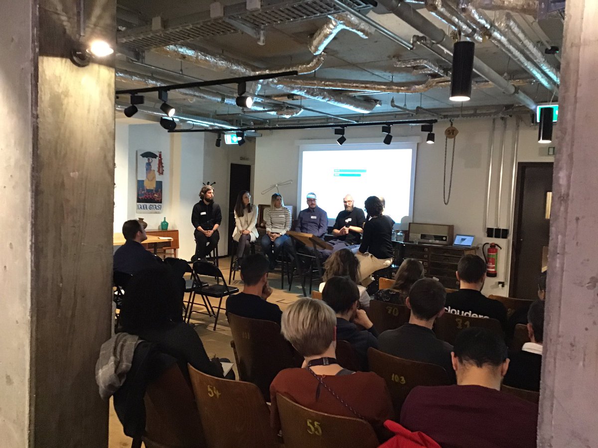 Our panel discussion in action :) #tech #hirewithcaissa #berlin #CaissaEvent