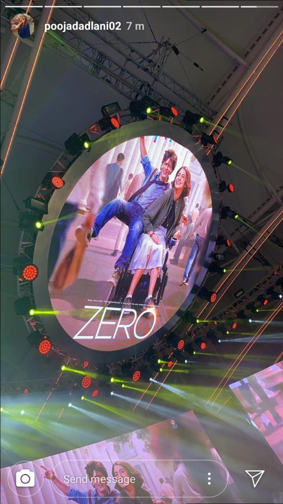 SRKCHENNAIFC's tweet photo. And check out @BauuaSingh & Aafia on the stage at @GlobalVillageAE 🤩 on #ZeroPoster
#15DaysToZero https://t.co/fMEmxv4zqc