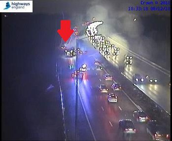 HighwaysSEAST's tweet photo. Lanes 1 and 2 closed #A2 #Kent westbound btwn #M25 J2 #Darenth and #A2018 #Coldblow #LeytonCross due to a car fire. @kentfirerescue are on scene however there are delays on approach from the #M25. Pls approach with care whilst work continues. https://t.co/6Xgr4eeW11