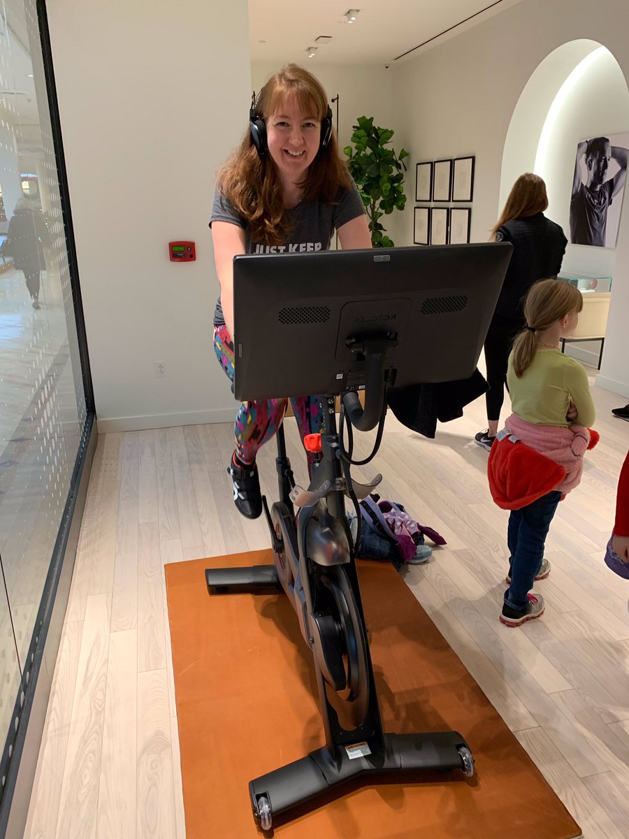 Really enjoyed my tour of the new <a href="/onepeloton/">Peloton</a> St. Louis showroom. Kyle was very helpful getting me set up on the bike and making sure I was comfortable.