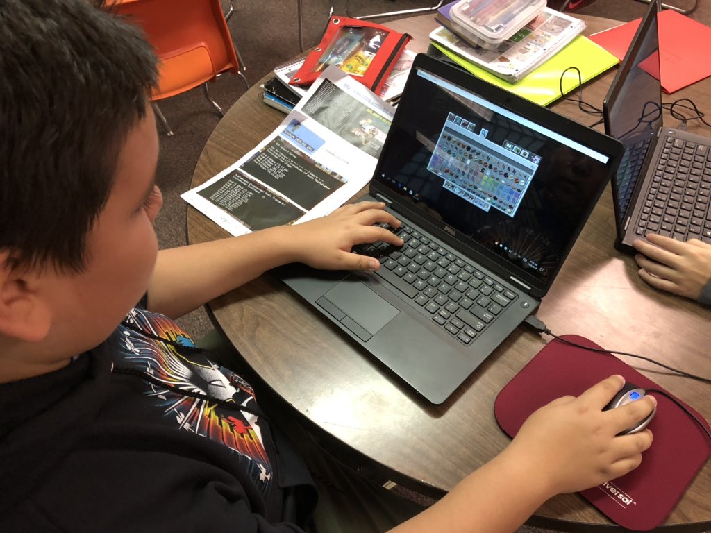 m_drez's tweet photo. #12DaysTwitter Day 4 - Captured some @PlayCraftLearn action @LakeShore_MS today. Students working on Sustainability Shuffle project from @BBTNB and are building #SDGs solutions for No Poverty &amp; Life Below Water. #TeachSDGs #kidscanteachus #digcitLSC #edtechLSC @MeenooRami https://t.co/sHZy2cbh9m