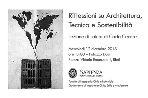 Riflessioni su Architettura, Tecnica e Sostenibilità | Lezione di saluto di Carlo Cecere dlvr.it/Qt0Vry