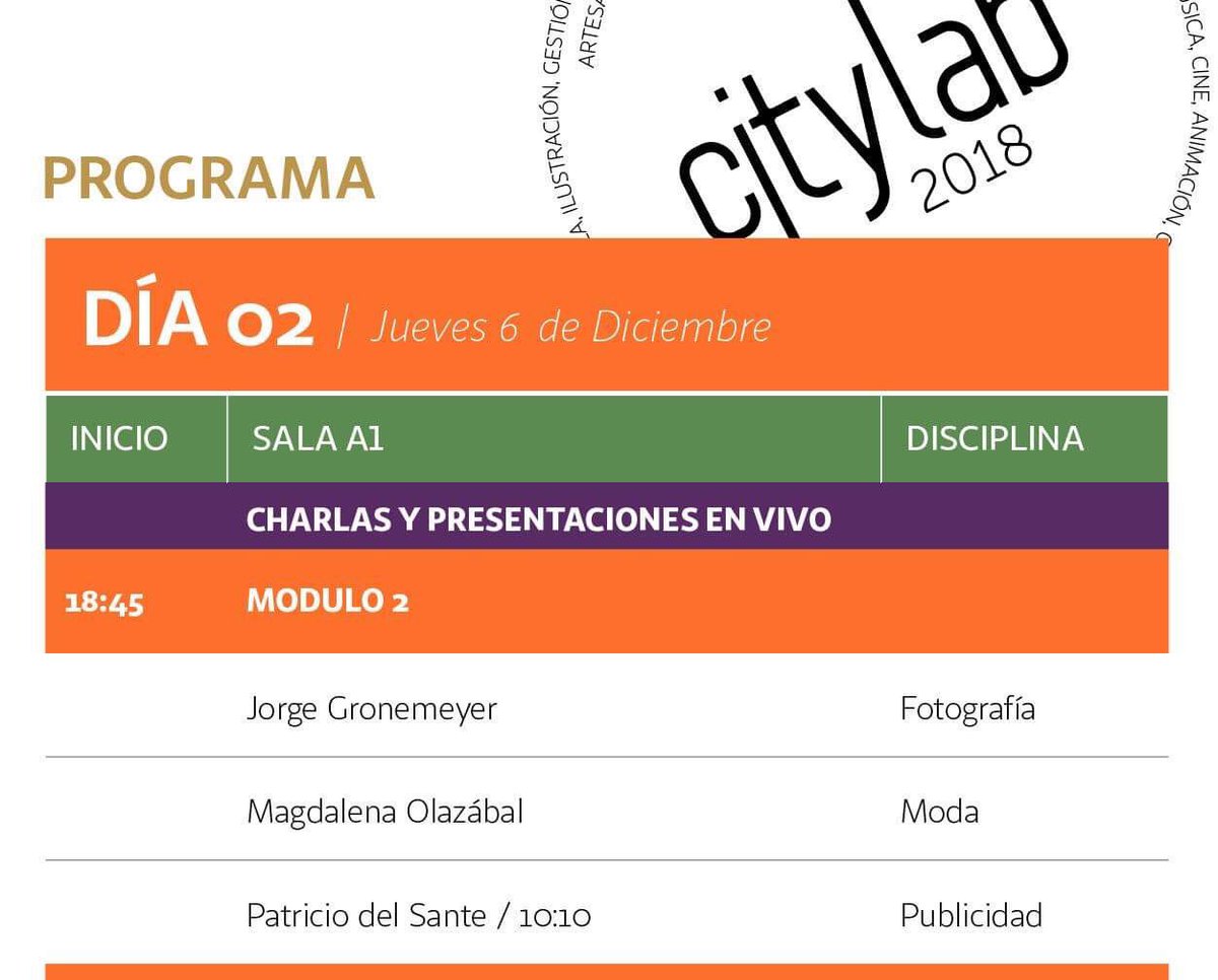 DÍA 2 💡/ El módulo 2 de hoy mezcla la fotografía con #jorgegronemeyer 📸, la moda junto a @magdalenaolazabal_decoracion, la creadora de <a href="/mostore/">MO STORE ®</a> ✂️, y la publicidad con #Pablodelsante de <a href="/weare1010/">1010: A Web3 Boutique</a> 🖥💡✨ •INSCRIPCIONES GRATUITAS Y PROGRAMA COMPLETO EN citylabglobal.com