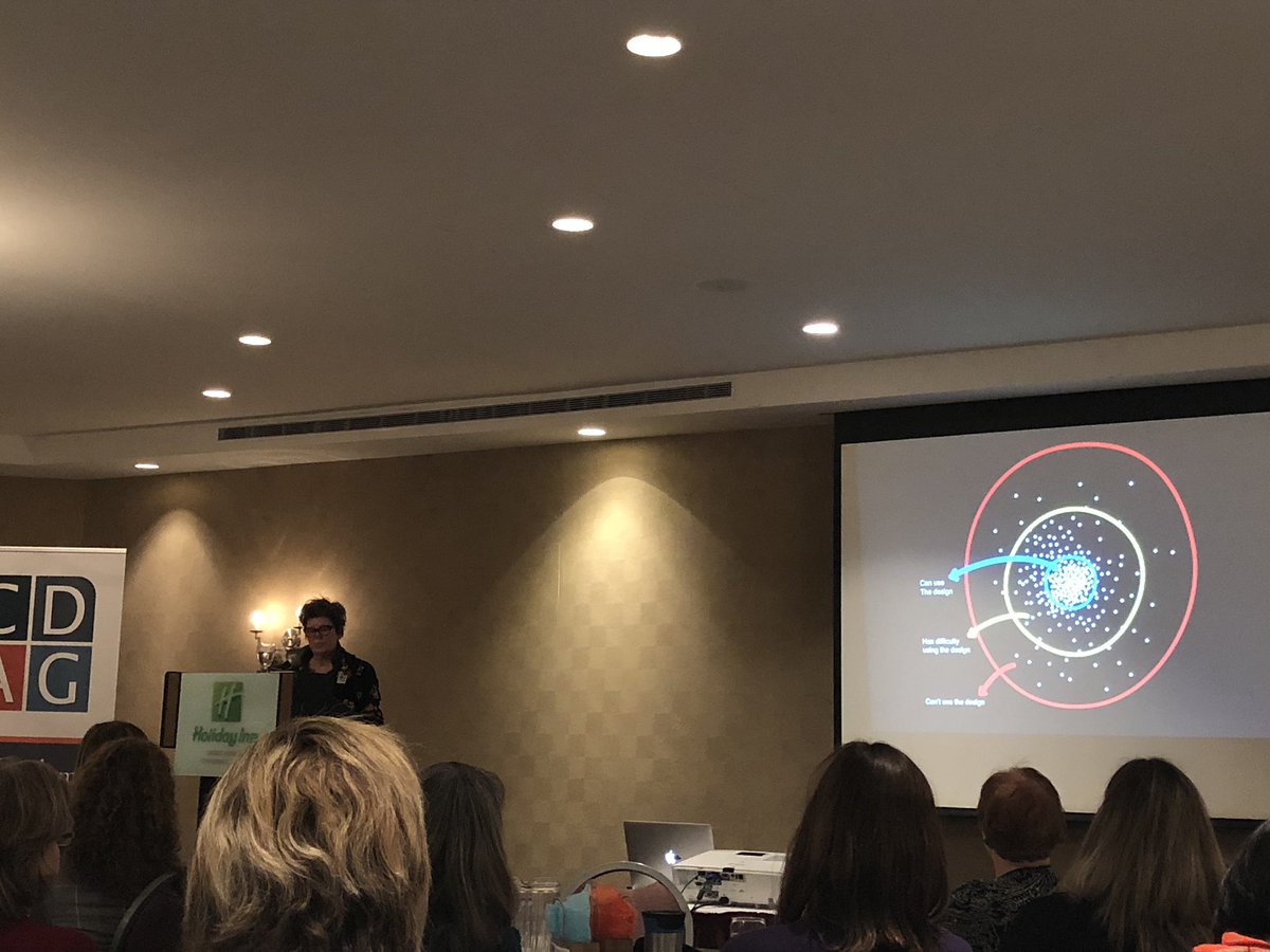 A different perspective on curriculum design presented by Caren Watkins #accessibility #inclusion #CDAG2018 <a href="/cdagontario/">CDAG Ontario</a>