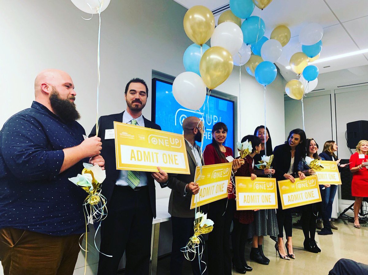 jenhsampson's tweet photo. Congrats to the 2018 @UnitedWayDallas @UWGroundFloor fellows moving on to OneUp2019; POETIC, @agents4teens, @mptxorg, @rosaesrojo and @Readers2Leaders. Thank you for driving significant #NTX social impact outcomes in education, income and health. #OneUpThat https://t.co/1GKsLnFlEF