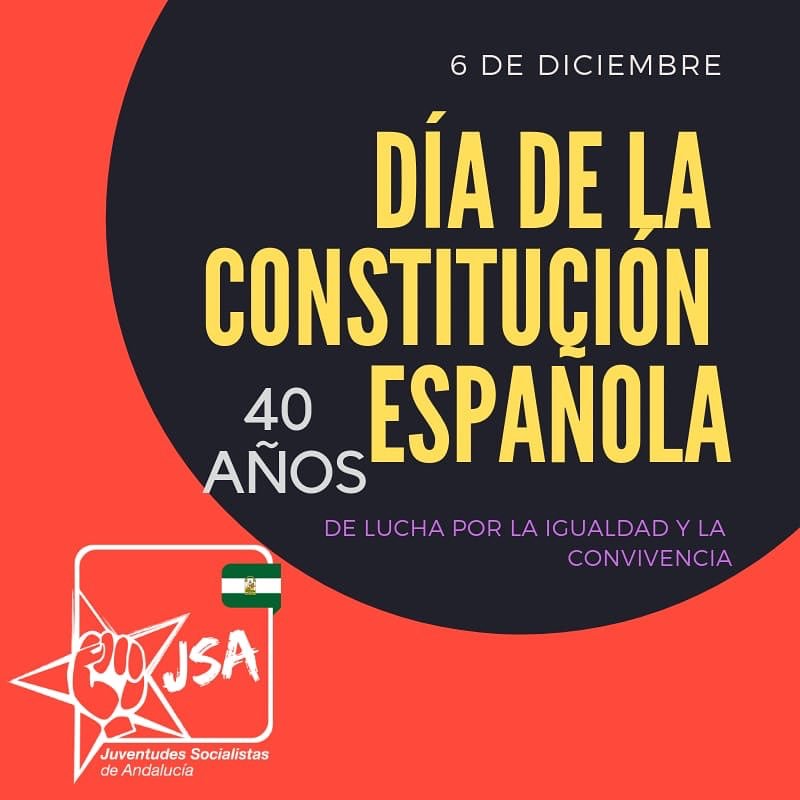JSETorredcampo's tweet photo. 📜 La Constitución cumple 40 años de libertad y democracia. La mejor manera de celebrar su aniversario es reivindicando su reforma para poder responder a las nuevas necesidades sociales.

#40AñosDeConstitución⁠ ⁠ https://t.co/CCX7x7wtN5