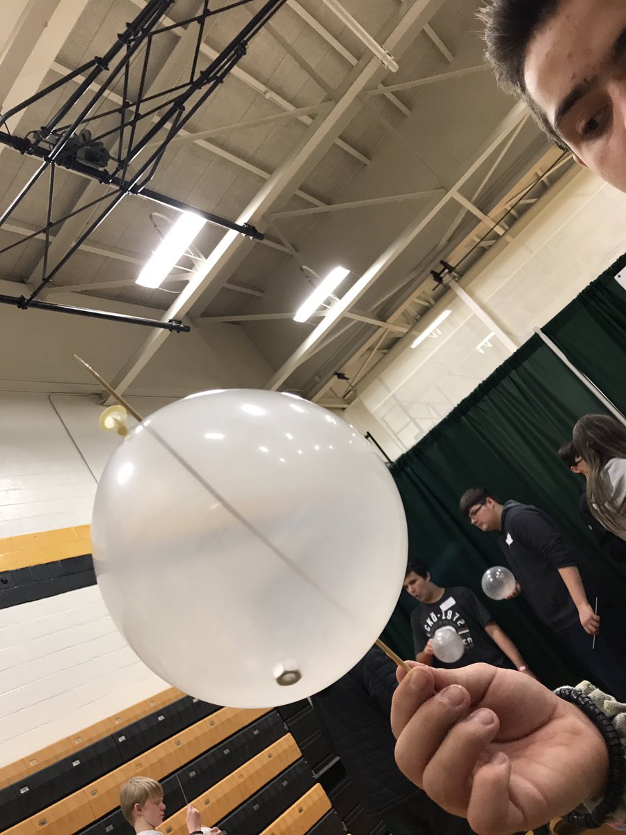 Making balloon kabobs. @<a href="/sciencec302/">Red Lion Cooperative Education Programs</a>