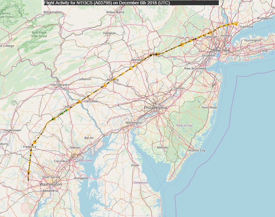 Stephen Schwarzman's (CEO of The Blackstone Group) N113CS 12/6/18 HPN-D.C.Las Vegas Sands' (Sheldon Adelson) N108MS 12/6/18 Boston-D.C."TRUMP, KUSHNER, RUSSIA — AND THE BLACKSTONE MYSTERYSomething More for Robert Mueller to Investigate?" https://whowhatwhy.org/2018/03/28/trump-kushner-russia-and-the-blackstone-mystery/