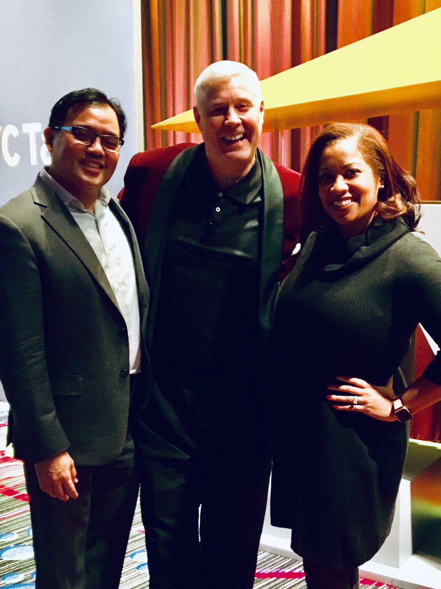 JasmineMooreAWS's tweet photo. Excited to kick off #EYNYCTalks with @HerbEngert and Eamon!! Happy Holidays from all of us to all of you! #holidayseason #officeparty  @EYnews https://t.co/vbUzeo7Umh