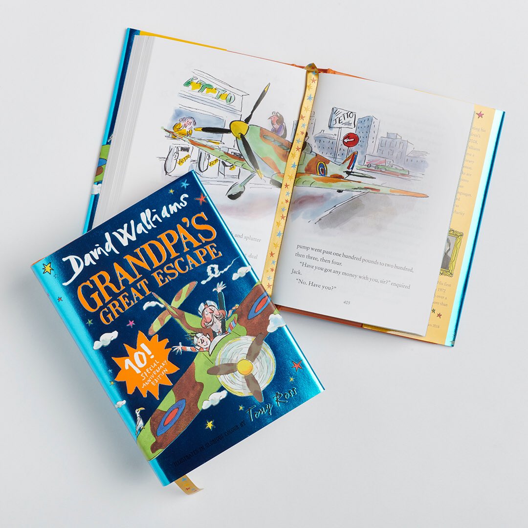 davidwalliams's tweet image. To support my friend Dame Barbara Windsor &amp;amp; the thousands of sufferers of this cruel disease in this country I’m donating 100% of my royalties for the special edition ‘Grandpa’s Great Escape’ to the charity @alzheimerssoc Please take a moment to look at the amazing work they do.