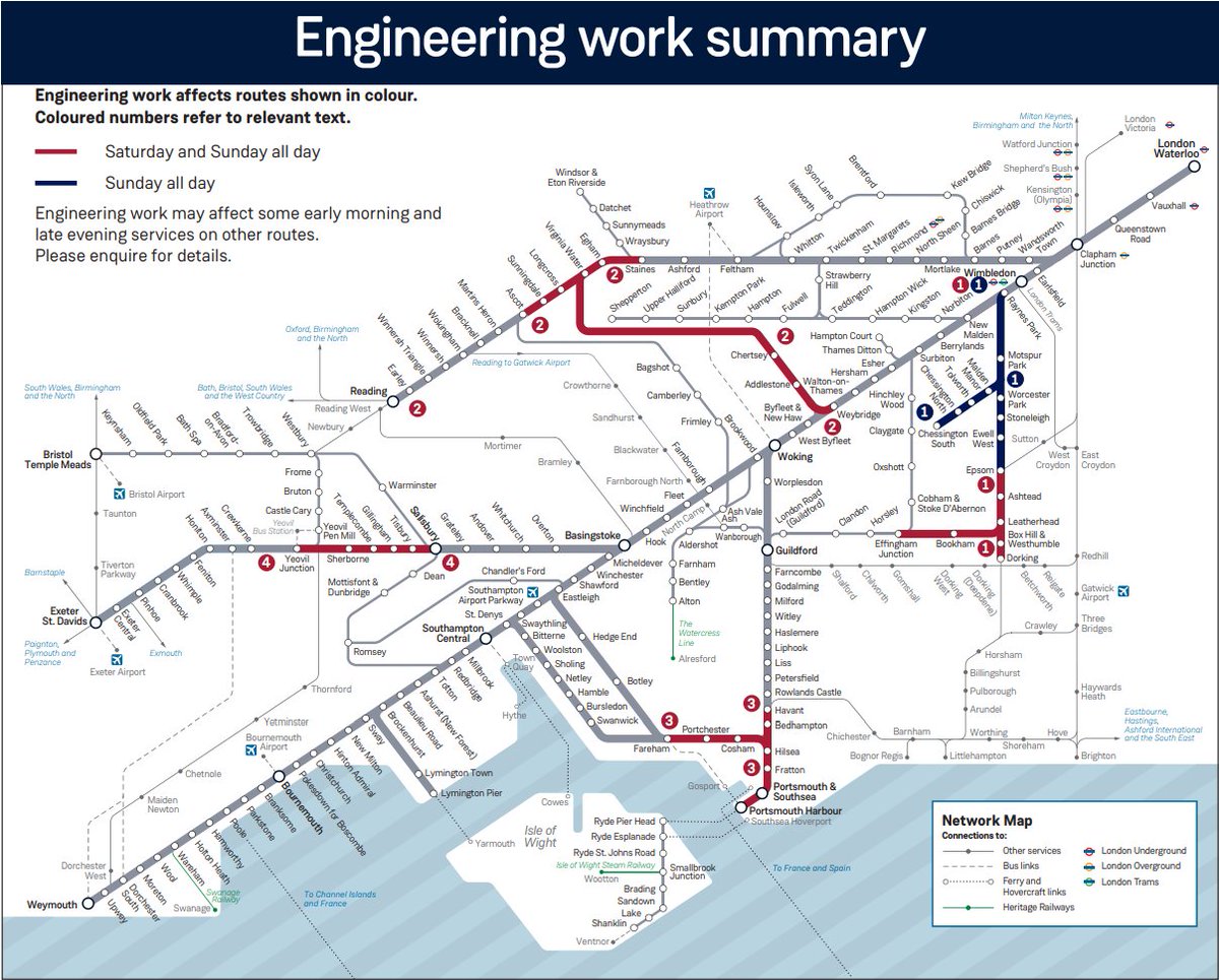 Surbiton Train Line Map Swr Help On Twitter: "@Chrisbenham12 Hello Chris, There Will Be Trains  Between London Waterloo And Surbiton On Saturday. ^Dh" / Twitter