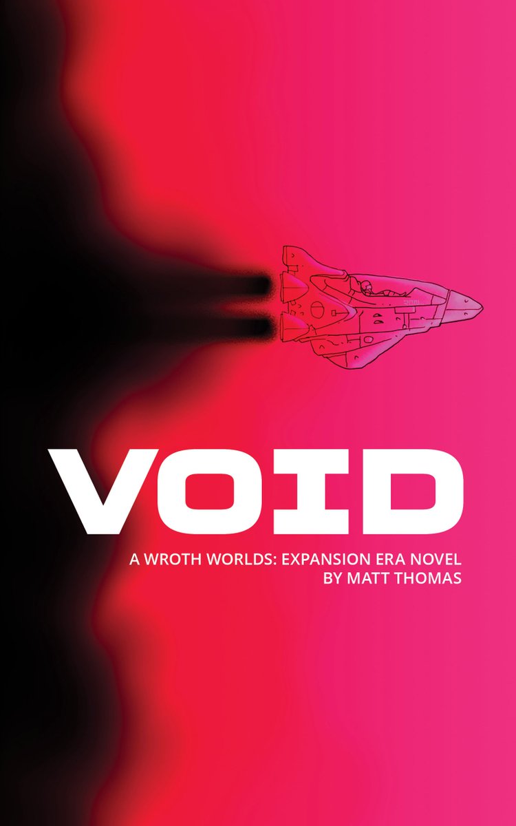 What's this?
Suprise #CoverReveal !
Look for more details on "Void" the next novel in the Wroth Worlds universe coming later this week! Information and release date will be posted on our website soon. Cover design by <a href="/tegnemaskin/">Tegnemaskin</a> 
#scifiart #scifi #amwritingscifi