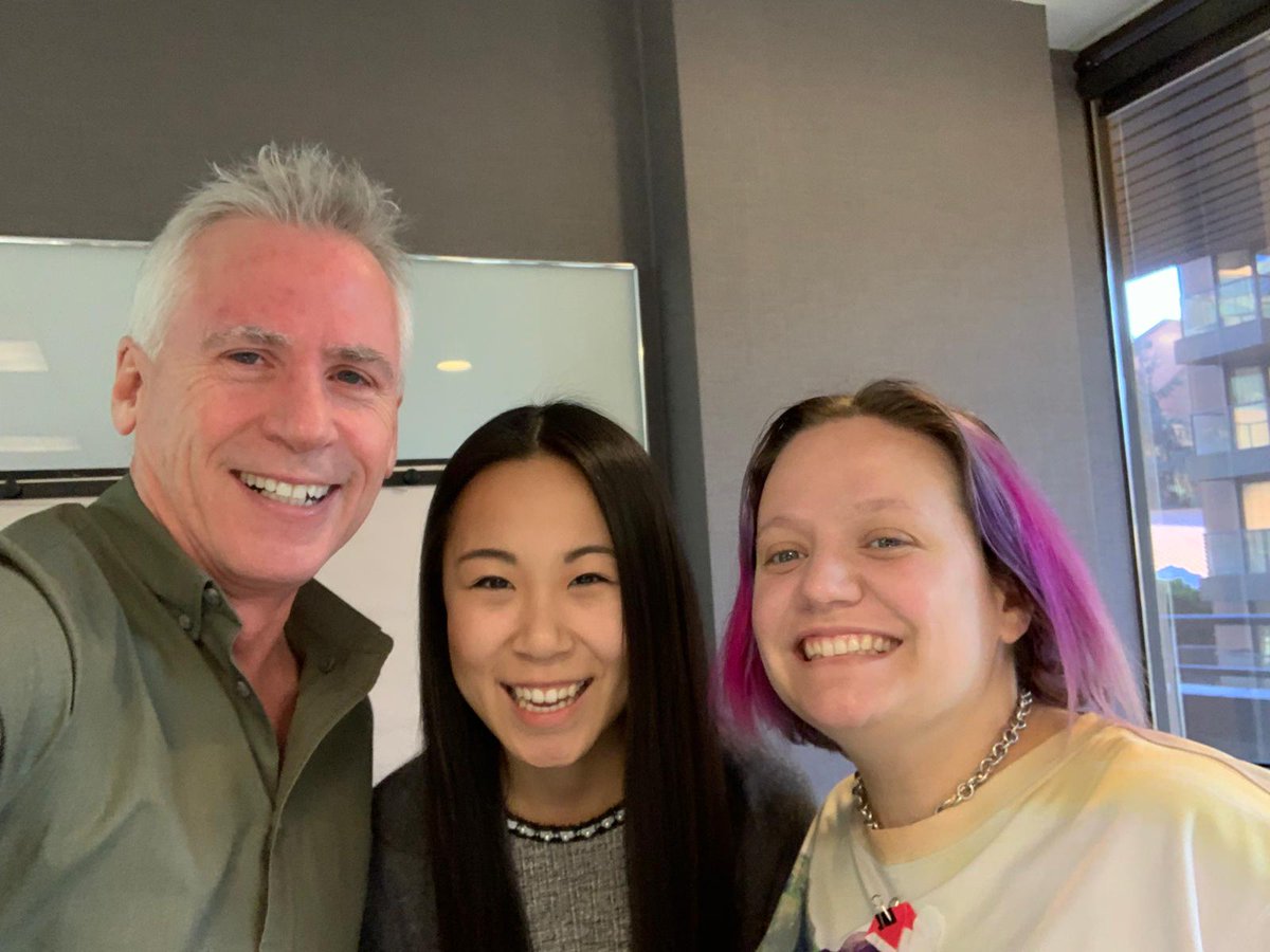 Ok this is 🔥🔥🔥 Look who we ran into @Foundrybc! #Youth advisory members @asraimun  & @nancyzhao512 who just so happen to be part of the Foundry team now. #FraymelovesAYM #mentalhealth #youthadvocacy