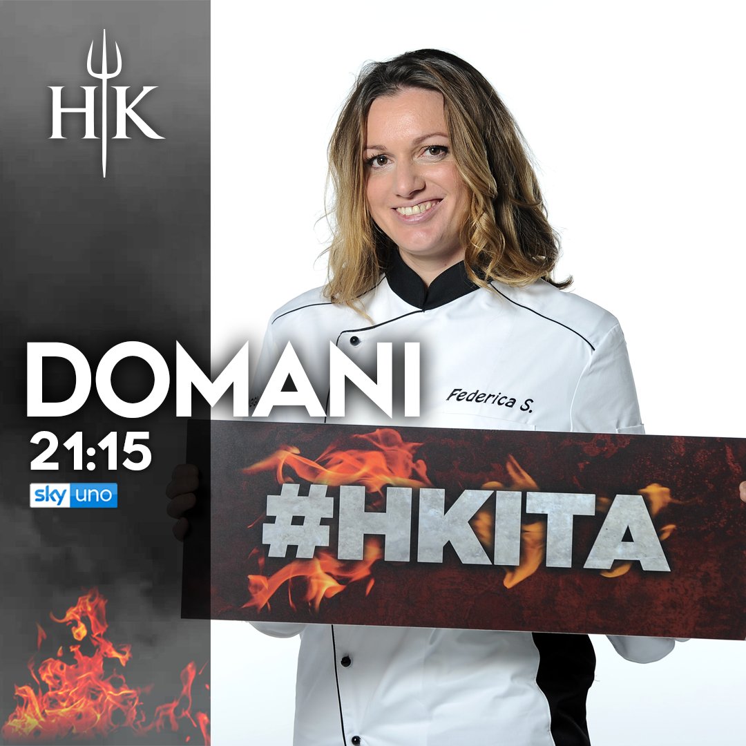 hellskitchenit's tweet photo. È quasi arrivato il nostro giorno preferito della settimana: #FedericaS vi ricorda che il venerdì dovete usare solo hashtag #HKIta! 🔥 https://t.co/5yxUetlVzi
