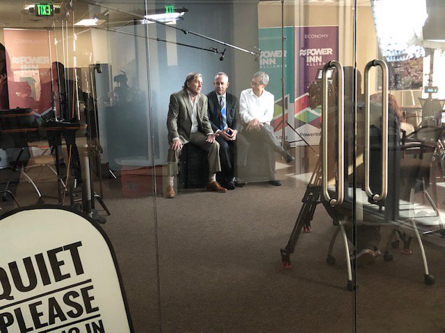powerinn_org's tweet photo. The Power Inn Alliance/TMA is celebrating 25 years next year. Here is a behind the scenes look at the founders' interview taking place now. We are excited to debut the full film at our Annual event in March 2019 @sacstate with @Mayor_Steinberg, Dain Domich and Trong Nguyen. https://t.co/58HnISUwmP