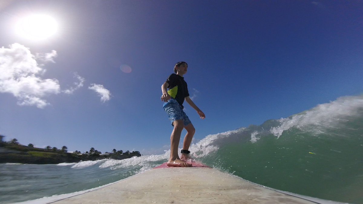 ridethetidesurf's tweet photo. What #surflessonsbarbados look like @ridethetidesurf #surfinglessons at #freightsbay #barbados the waves are perfect! #learntosurfbarbados #surfboardrentalsbarbados #visitbarbados #barbadoslife #surflife #surfinglife #GoPro #bicsurf https://t.co/y1YxrPS3Mc https://t.co/UU4cTj9hOb