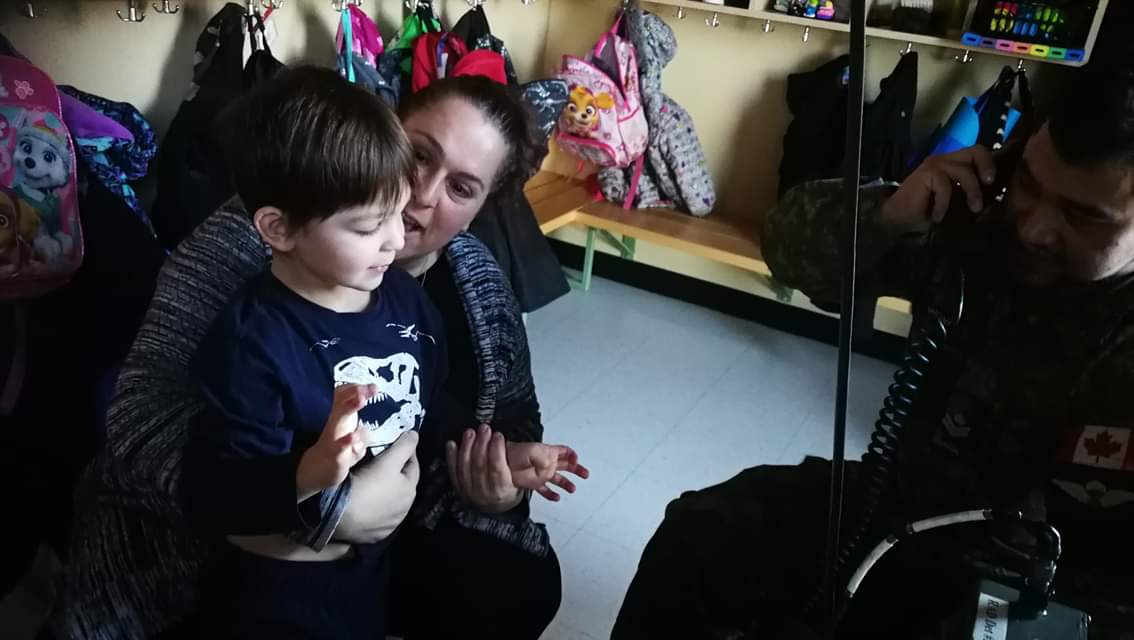 StAnnTBCDSB's tweet photo. Ms. Tarsitano's kindergarten class had Operation Santa come visit the children this morning. The kids were excited to talk to Santa and tell them what they would like. #operationsanta https://t.co/NNzO4fuCRR