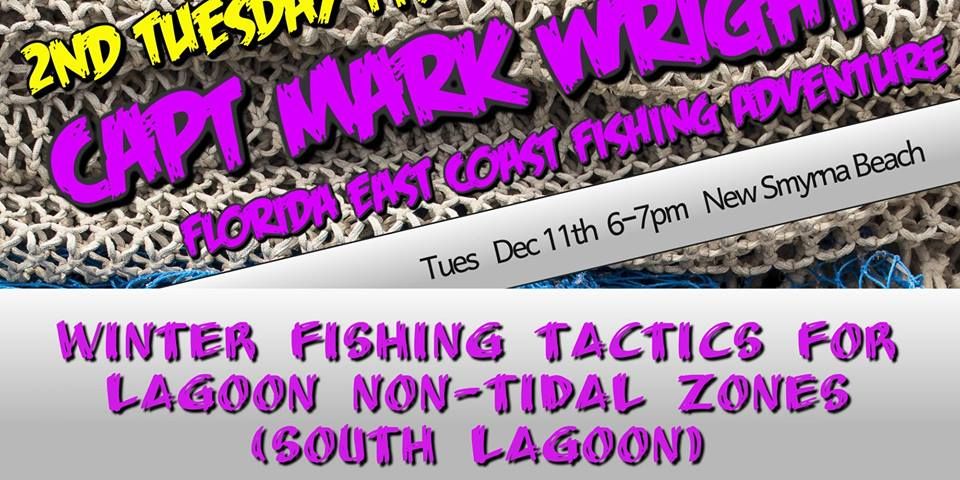 BoatersExchange's tweet photo. Learn the best Winter Fishing Strategies for Fishing the Lagoon Non-Tidal Zones (South Lagoon) with Captain Mark Wright. Only at the 2nd Tuesday Fishing Seminar and only at Boaters Exchange in New Smyrna Beach. Snacks and refreshments - first come first serve. See you there! https://t.co/RImSC3URRn