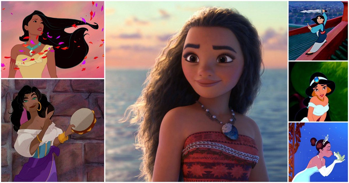 thestephiekins's tweet photo. My idea for my final project is the rising diversity in Disney princess movies #mcom02 https://t.co/aVtEZHKlIF