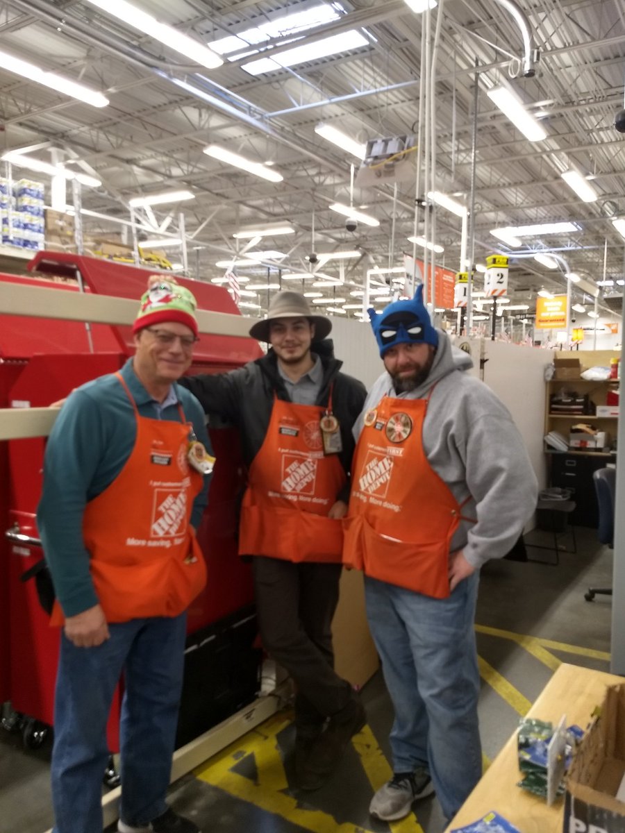 leeroth77's tweet photo. Sterling Home Depot crazy hat day https://t.co/bQVPgWeYSf