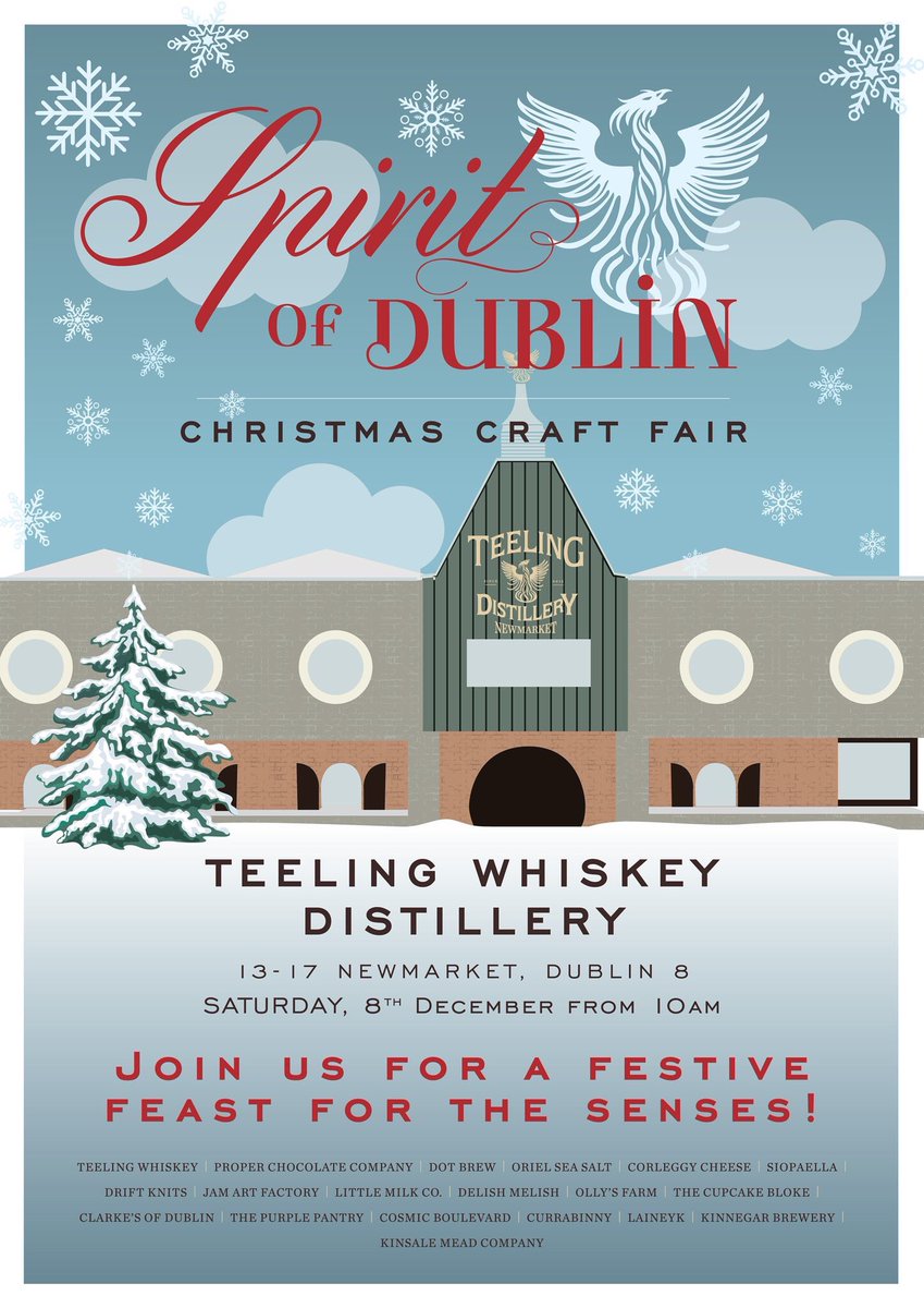 BellBellra's tweet image. Really looking forward to welcoming some of my favorite producers to our #SpiritofDublin Christmas Craft Fair this Sat, 10am-5:30pm 🎄