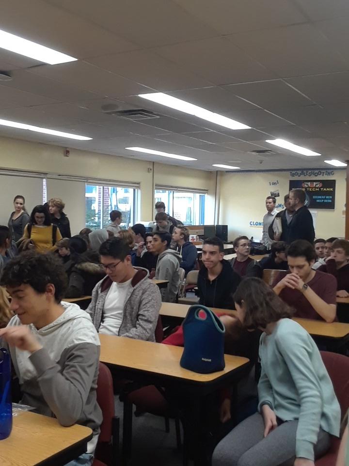 NHSAOIT's tweet photo. Quite a packed library! https://t.co/ofQkZtiRNH