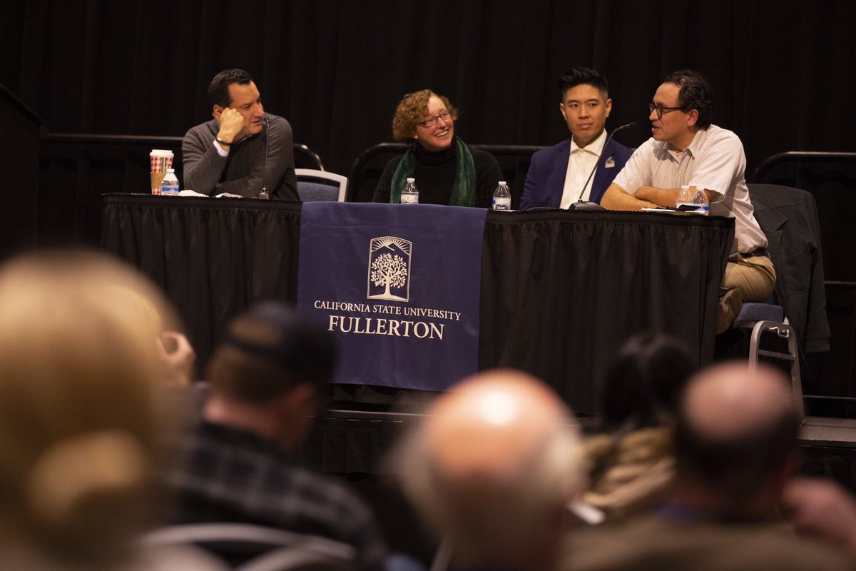 RendonAnthony's tweet photo. Many thanks to all from the Cal State Fullerton community for yesterday’s #SpeakersLecture discussion on food and how it impacts our society.

(Full video of the discussion to come soon!) https://t.co/zmwdKLFr93
