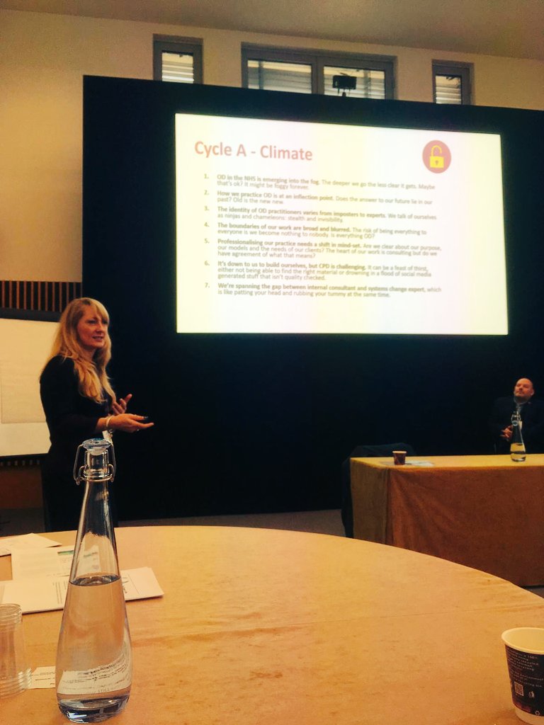 SarahMorganNHS's tweet image. Thanks to @CIPD for having us at this year&apos;s Applied Research Conference #cipdARC18 it was a real pleasure to share our #ODBootstrappers #ODintheNHS experience 

We had a very open &amp;amp; generous audience who we really enjoyed sharing with.

Maybe back again next year?