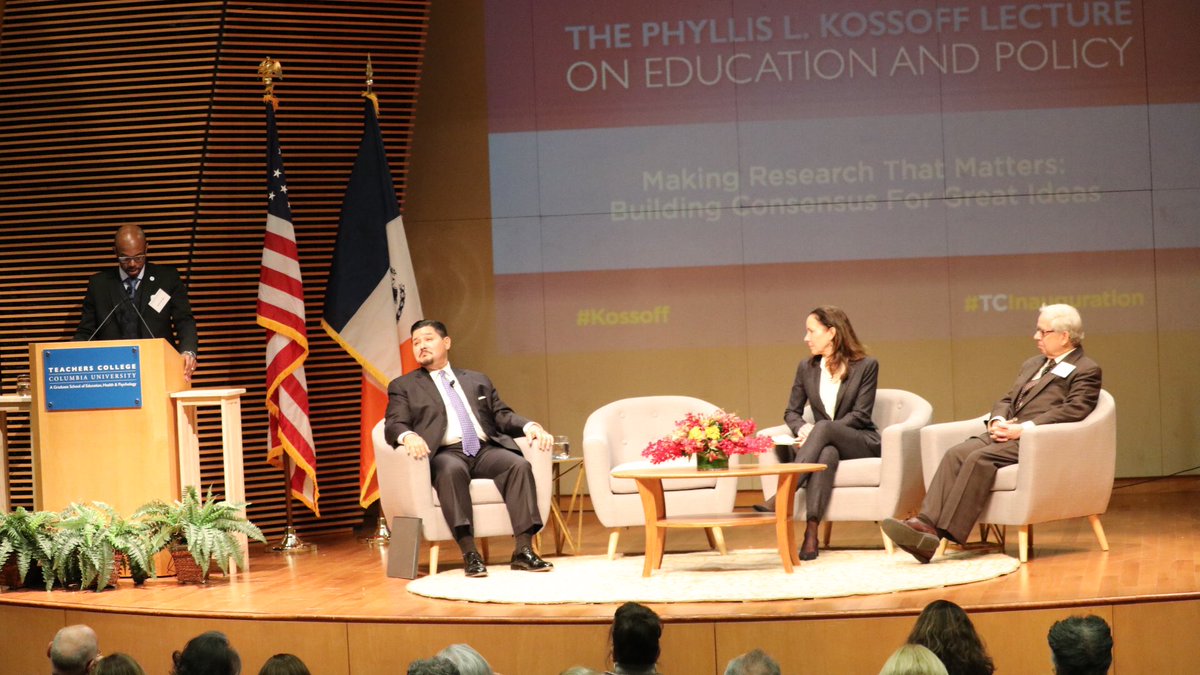 TeachersCollege's tweet photo. Mark Gooden, Christian Johnson Endeavor Professor of Education Leadership &amp; Program Director for Education Leadership, will now moderate a response panel to Richard Carranza’s #KossoffLecture. Watch Livestream here: https://t.co/0Vlbbd53Rs https://t.co/o6VnHTrxTU
