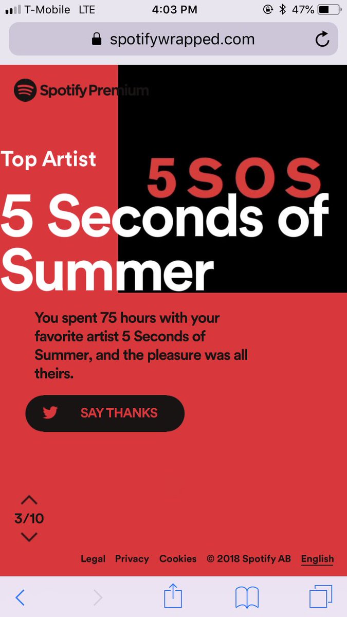 _vaeh_xoxo's tweet photo. Thank you @5sos for spending 75 hours with me this year on @Spotify. You are my #1. #2018Wrapped https://t.co/aX8mSboDb1