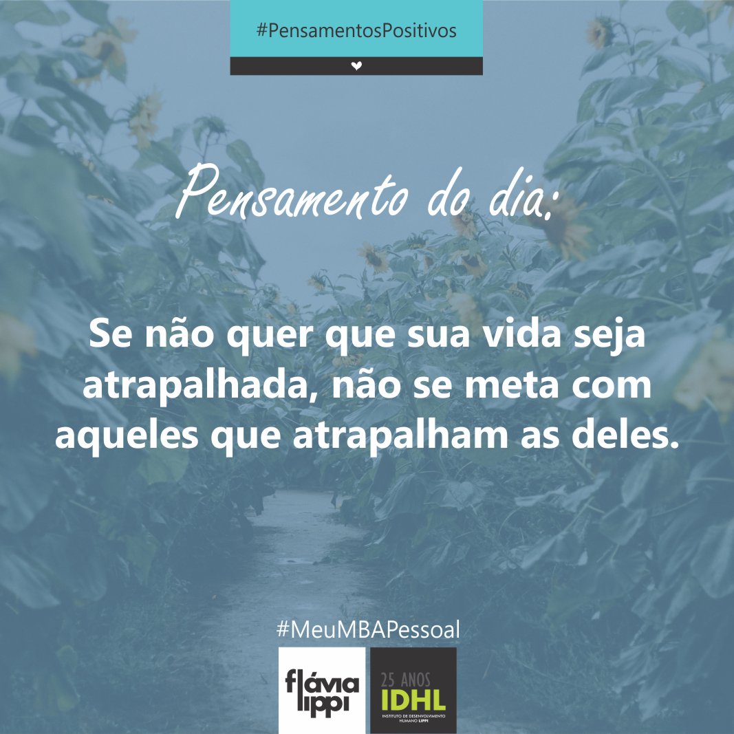 idhllippi's tweet photo. Passe seu tempo com pessoas positivas e ambiciosas que têm um plano para suas vidas. Você descobrirá que o otimismo deles é contagioso.
Napoleon Hill - Plano de Ação Positiva.
#flavialippi #idhl #aequacao #escoladaalma #theequation #saudeemocional #saudecomportamental https://t.co/JGf9eJ9tlj