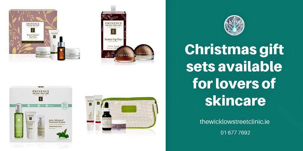 WicklowStClinic's tweet photo. Thanks a mill for the support tonight  all. 💙 Here's a sample for some of our gift sets. All available on https://t.co/TmnqEmHszE . #irishgifthour https://t.co/BF6iXHoehY