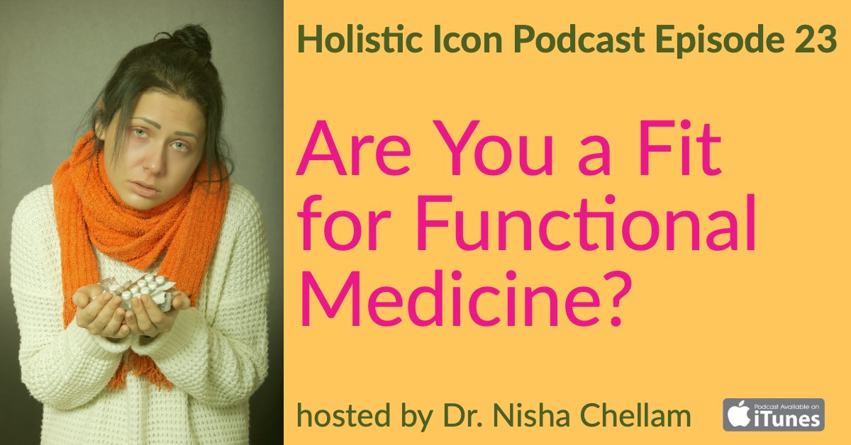 Is #FunctionalMedicine right for you?  Find out the 5 Reasons Not to See a Functional Medicine Doctor and more on the next episode of the Holistic Icon Podcast hosted by Nisha Chellam MD! LISTEN HERE ==>tinyurl.com/yaow9aeo  #holisticmedicine #thyroid #rootcause #guthealth