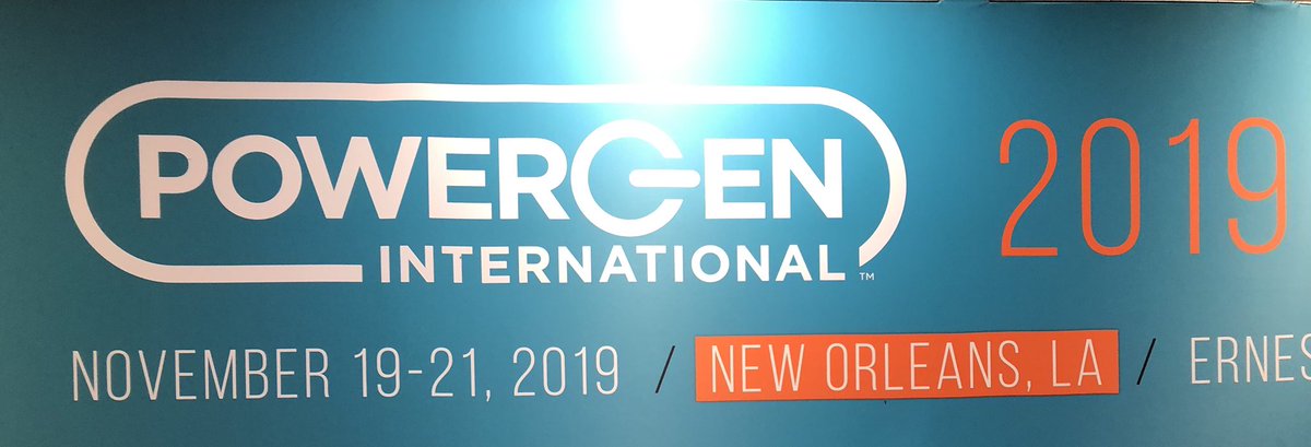 powergenintl's tweet photo. A huge thank you to all of our exhibitors, delegates, speakers, advisory committee &amp; @Clarion_Events staff for making #POWERGEN18 a success. See you next year in New Orleans for #POWERGEN19! https://t.co/xOmS2wP7xB