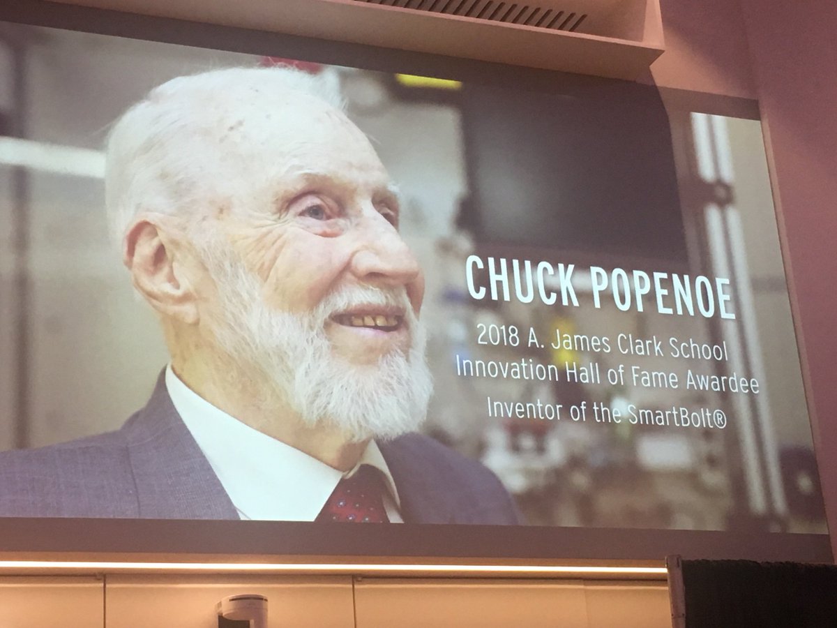 CPAProgramcoor1's tweet image. CPA students with Chuck Popenoe inventor of the #smartbolt who was inducted into the Engineering Hall of Fame today! @CPACommunity @ClarkSchool #phoenixRISE