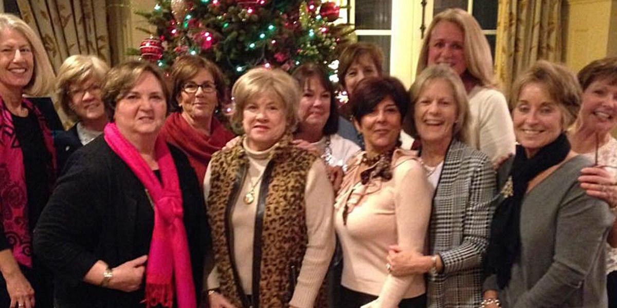 The members of the Girls Night Out book club
