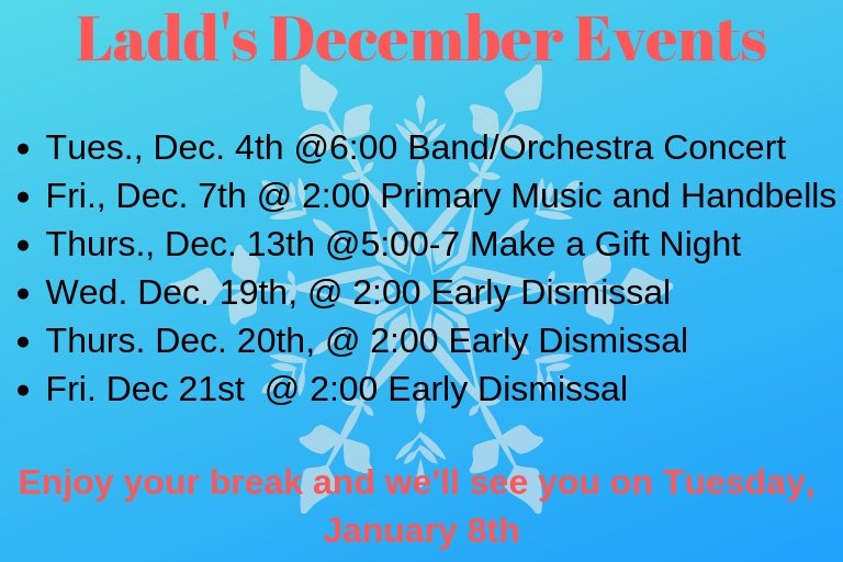 LaddLeopards's tweet photo. Note TIME CHANGE for Make-A-Gift Night https://t.co/3AxnzflzVC