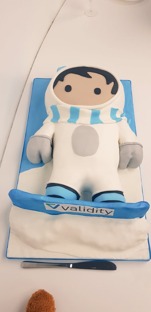 radnip's tweet photo. What an #awesome cake! Thanks @ValidityEMEA for supporting #LAUG! https://t.co/Lkm4pvhpnN