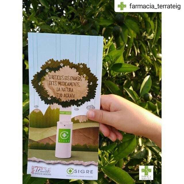 100PharmaDays's tweet photo. Está en nuestra mano 😉 ♻️ #100pharmadays • • • • •

#Repost @farmacia_terrateig ¿Qué haría la naturaleza sin todos los que integran el circulo del reciclaje de sigre. ?
.
Puede que aún no lo sepas, pero TÚ👤 eres una de las piezas clave del círcul… https://t.co/nG9jLgiynw https://t.co/uPUe14GFYU