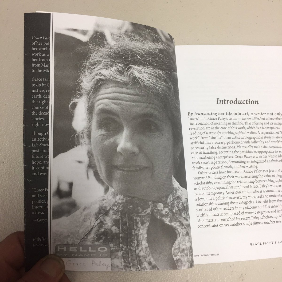 PressEberhardt's tweet photo. Eberhardt Press is having a soft launch for Judith Arcana’s biography, “Grace Paley’s Life Stories,” at Mother Foucault’s next Tuesday, Dec. 11, from 7-9 pm. Come join our celebration of Grace Paley’s birthday, grab a glass of wine and a slice of cake and get a signed copy! https://t.co/1omAyWbsF7