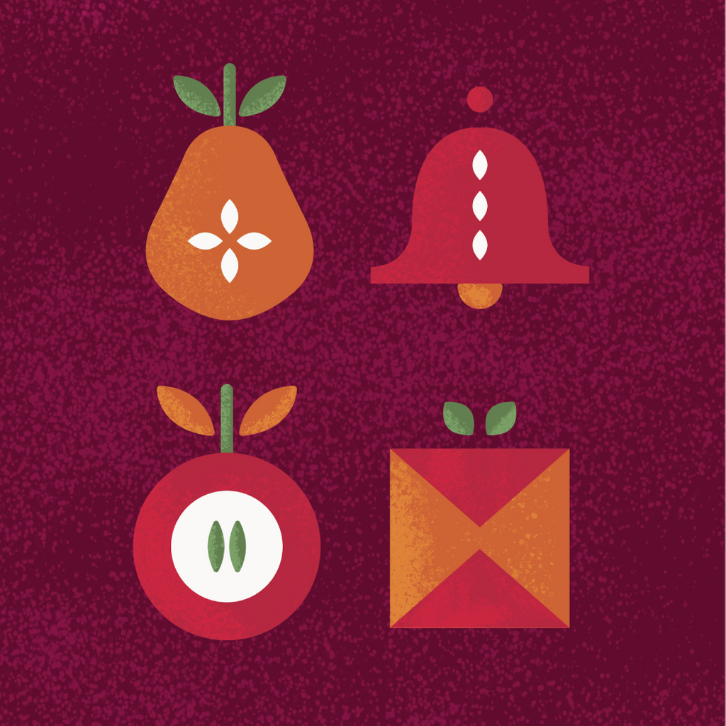 Amy_LouiseBaker's tweet photo. Some christmas elements taken from a holiday card I made for #dsgnmark ! #icondesign https://t.co/39DJXQ6jJL