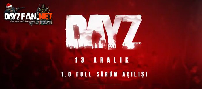 DayzfanNET's tweet photo. DAYZ 13 ARALIKTA 1.0 FULL SÜRÜME GEÇİYOR ! #dayz #dayzgame

Detaylar : https://t.co/qSSkDOuolM https://t.co/9pcmqIviP3
