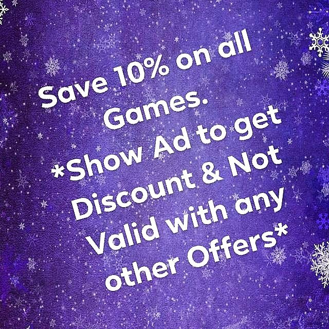 CondomSenseLewi's tweet photo. Save 10% on all Games.
*Show Ad to get Discount &amp; Not Valid with any other Offers* https://t.co/PnkGfWGxcr